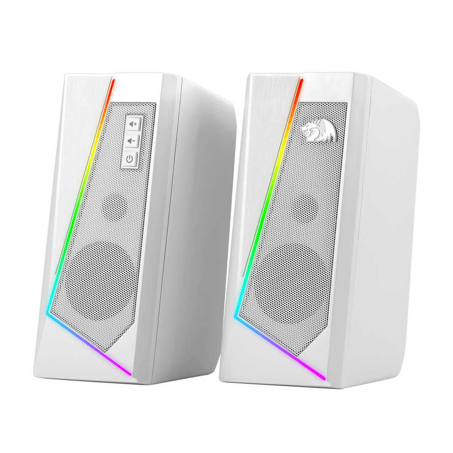 Redragon EU GS520 RGB Desktop Speakers white